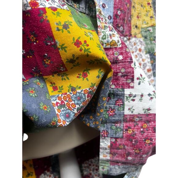 Reyn Spooner Floral Reverse Print Hawaiian Pullover Shirt Large Patchwork USA - Picture 7 of 8